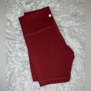 SOLD Lululemon “Align” 6in biker shorts